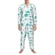 thumbnail image 2 of Balery Utensiles Pijama para Hombre de Dos Piezas con Manga Larga, Conjunto de Dormir y Descanso Suave con Bolsillos-Large, 2 of 6