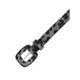 thumbnail image 2 of INSPIRE CHIC Women Leopard Printed Retro Belts, 0.7" Width Faux Leather Fur Waistband for Jeans Pants Dresses 44.9x0.7"(LxW) Black Grey, 2 of 6