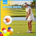 thumbnail image 4 of Pelotas de práctica de golf D-Xam 41 mm de espuma suave multicolor, 4 of 9