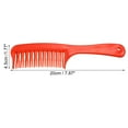 thumbnail image 2 of Unique Bargains Detangling Hair Comb Double Row Tooth Hair Comb Styling Tool for Curly Hair 7.87"x1.77" Red, 2 of 6