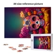 thumbnail image 6 of Xecao Vintage Patterned Skull Pattern 1000 Piece Puzzles , Jigsaw Puzzles for Adults, 6 of 9