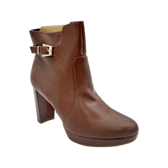 Naturalizer Womens Braxton Heeled Booties Cappuccino 10W