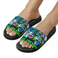 thumbnail image 5 of Geometry Dash Shower Shoes for Women & Men, Non Slip Slippers Sandals Pool Slides Lightweight Beach Shoes for Home Garden Bathroom, 5 of 8
