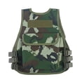 thumbnail image 4 of Chaleco de camuflaje para niños calientes para juegos de caza de combate al aire libre (camuflaje de selva L), 4 of 13