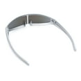 thumbnail image 4 of Mirror Lens Monolens Cyclops Robotic Futuristic Sunglasses Silver Blue Mirror, 4 of 9