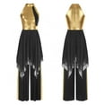 thumbnail image 3 of Women Outfit Dress And Metallic Loose Pants Sets For Liturgical Praise Lyrical Dance Choir Stage Performance Festival Event, 3 of 7