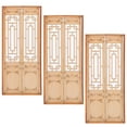 thumbnail image 1 of OULII 3pcs Light Brown Dollhouse Renovation Parts Wooden Miniature Parts Model Making, 1 of 6