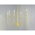 thumbnail image 4 of Maxim 10326SBR Wesley 6-Light Chandelier, 4 of 7