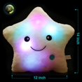 Creative Twinkle Star Glowing LED Night Light Plush Pillows Stuffed