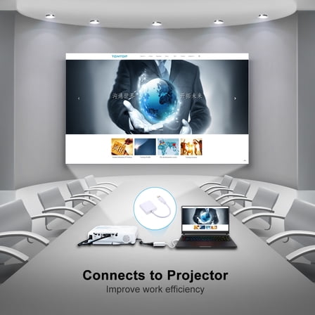 Vga USB3.0 To VGA Female Adapter Converter Cable 1080p For PC Laptop Projector TV Box