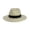 Beige, variant on Sun Hat Panama Straw for Women Men, Fedora Wide Brim Foldable Travel Hat, Summer Beach Hat