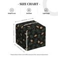 thumbnail image 4 of Balery Pine Cone Woodland Pattern Porta Pañuelos de Cuero con Estampado – Funda Moderna Cuadrada para Caja de Pañuelos, Dispensador 5x5x5'', 4 of 7