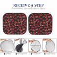 thumbnail image 4 of Lsque Beef3 2 PCS Windshield Sun Shade | CarFoldable Window Covers | Car Accessories Reflect UV for Universal Cars SUV Truck | Medium, 4 of 7