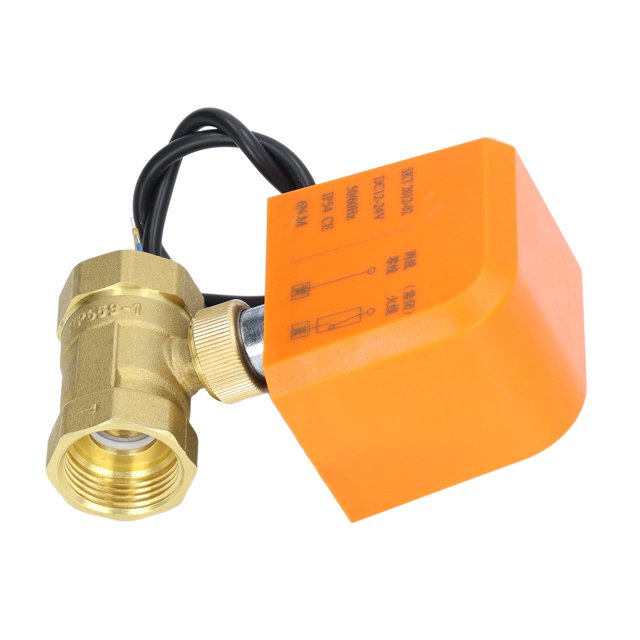 Brass Solenoid Valve, DC12-24V Electric Ball Valve Synchronous Motor For Industrial Automation