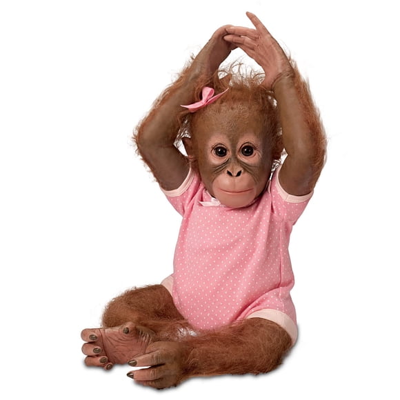 Muñeca Hugging Monkey The Ashton-Drake Galleries Annabelle, 22 pulgadas