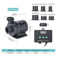 thumbnail image 2 of Pompe DC DC Series Pompe Sinusoïdale pour Aquarium Pompe à Eau Silencieuse Eau de Mer Douce Adaptée pour Pompe Submersible, Performance de Filtration Incroyable, 2 of 6