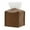 Brown 2PCS, variant on 2PCS Leather Tissue Cover for Home and Elegant Decorative Storage Container with Easy Design 13X13X13cm Home Decor