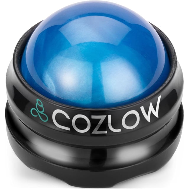 Massage Ball - Muscle Massager Roller Tool for Trigger Point Deep Tissue Release - Hand Held Manual Massage Therapy for Back, Neck, Leg, Shoulder & Foot Pain Relief by Cozlow