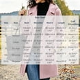 thumbnail image 5 of Arxian Womens Fall Winter Wool Coats Double Breasted Midi Peacoat Trench Coats Casual Hooded Long Sleeved Button Down Jacket With Lining and Pockets Pea Coat With Shoulder Pads, 5 of 9