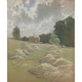 thumbnail image 3 of Appleton Brown 12x14 Black Modern Framed Museum Art Print Titled - Landscape With&nbsp;Hay, 3 of 5