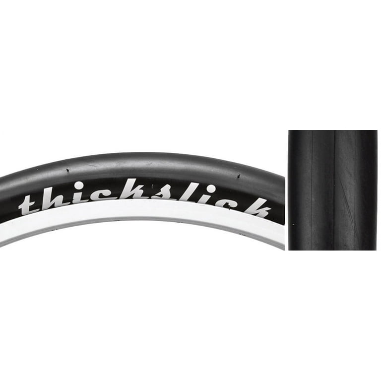 WTB ThickSlick Tire - 700 x 25, Clincher, Wire, Black, Flat Guard