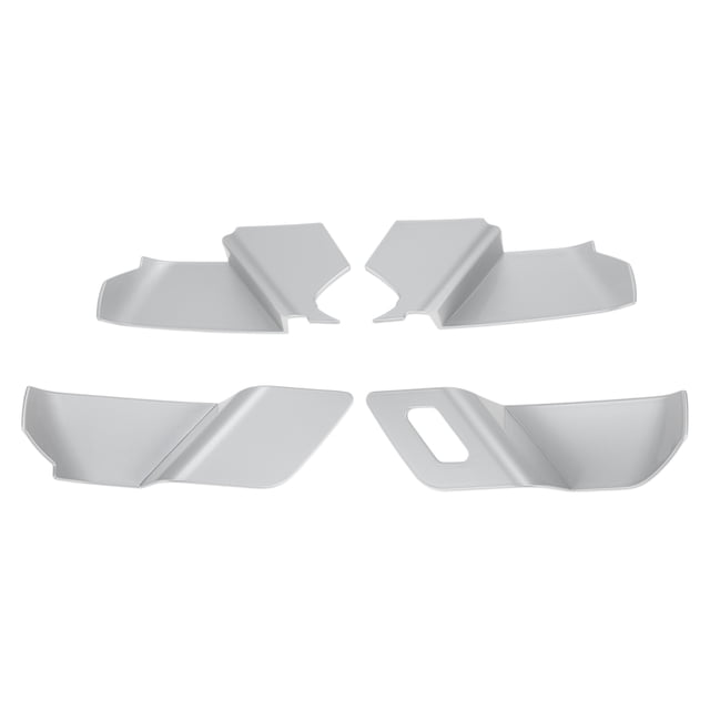 Cubierta de Tazón de Mango de Puerta Interior para Mazda CX60 2022-2024 Marco de Decoración de Mango de Puerta Interior Frontal Izquierdo Frontal Derecho Tono Plateado 4 Pcs