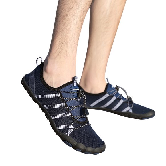 Water Shoes Womens Mens Quick-Dry Wide Toe Barefoot Aqua Shoes Lightweight Beach Swim Surf Pool Footwear