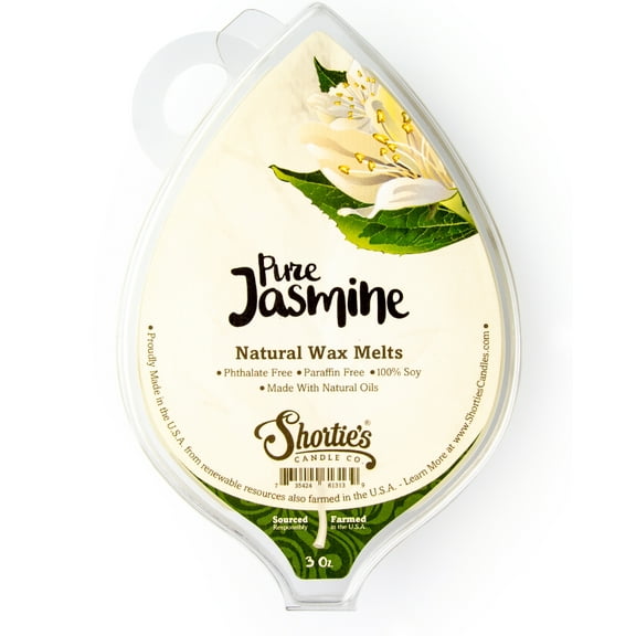 Jasmine Soy Wax Melts - All Natural   Essential Oils   Phthalate Free - Shortie's Candle Company