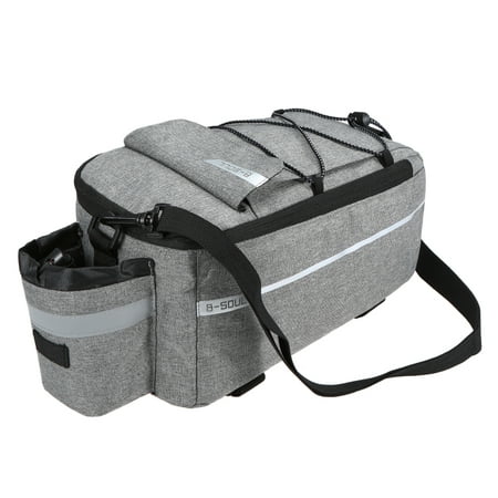 Insulated Trunk Cooler Bag Cycling Bicycle Rear Rack Storage Luggage Bag Reflective MTB Bike Pannier Bag Shoulder