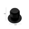 thumbnail image 3 of Manerales Para Regadera Cuadrado Negro Mate Estandar 2 Pz Negro Mate, 3 of 4
