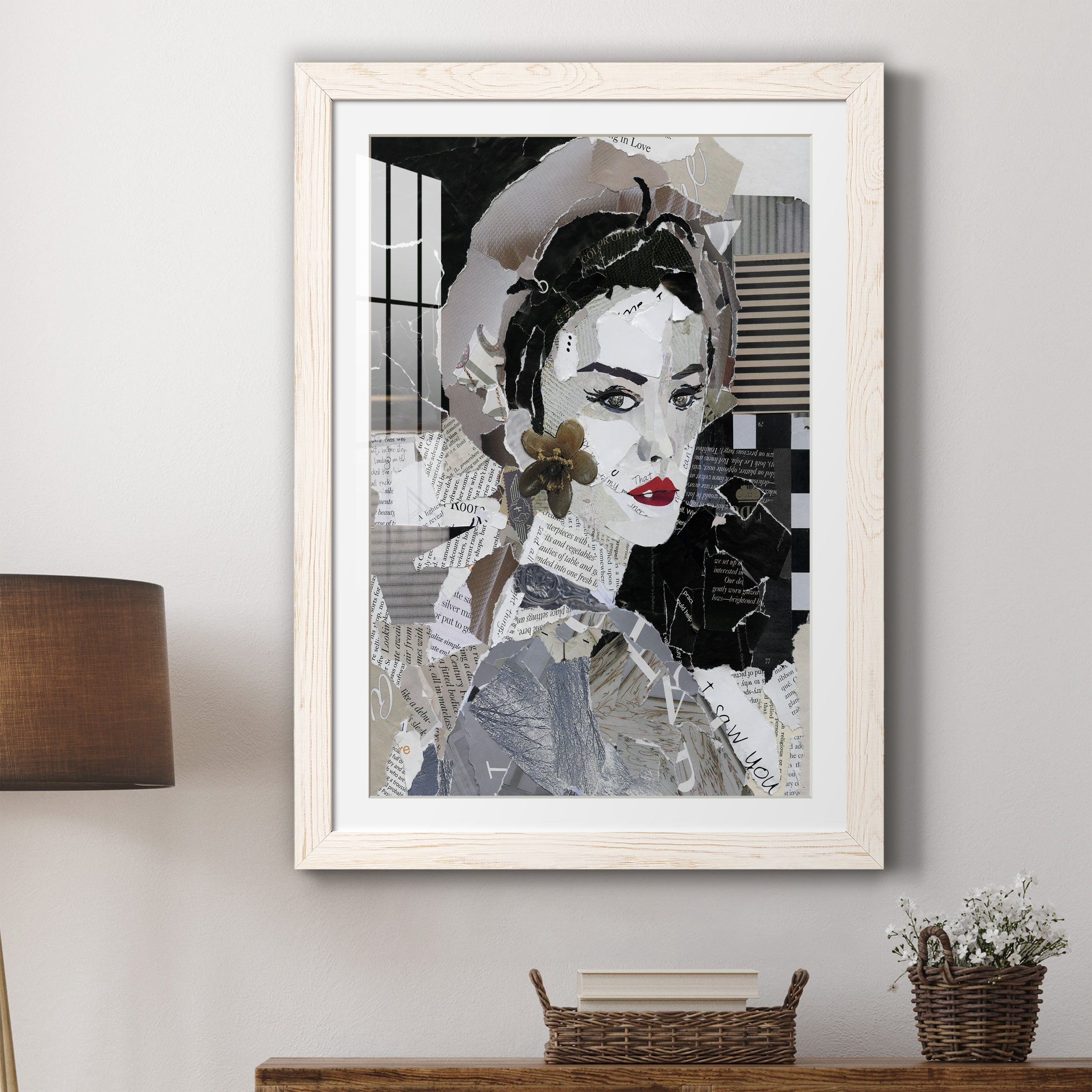 Runway Pause - Premium Framed Print - Distressed Barnwood Frame - Ready to Hang