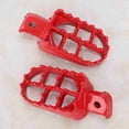 thumbnail image 3 of 2pcs Aluminum Alloy Foot Pegs,  Pit Bike Foot Pegs for Motorcycle and Dirt Bike with Anti Skid Design, Rider Passenger Footrest Pegs Footstools Floorboards Red, 3 of 7
