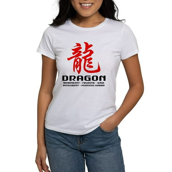 CafePress - Chinese Astrology Dragon Women's T Shirt - Women's Classic T-Shirt