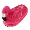 thumbnail image 4 of QccHieUs Soft Cotton Slippers Indoor Shoes Flamingo Soft Shape - Rose, Full Slippers Rose 1, 4 of 9