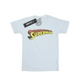 thumbnail image 1 of DC Comics Mens Superman Telescopic Crackle Logo T-Shirt, 1 of 5