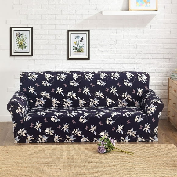 SHAR 3 seater sofa set - floral butterfly - 190-230 cm, with armrests, living room sofa set