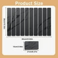 thumbnail image 2 of TOPCHANCES Dish Drying Mat for Kitchen Counter,  2-Piece Diatomite Collapsible Dish Drying Mat with 1x Large Drying Mat and 1 x Small Drying Mat (Gray), 2 of 10