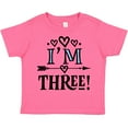 thumbnail image 3 of Inktastic 3rd Birthday 3 Year Old Arrow Girls Toddler T-Shirt, 3 of 5