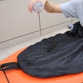 thumbnail image 1 of Kayak Deck Cover Cockpit Waterproof Nylon Spray Skirt Reusable Waterproof Nylon Cover Apron Kayaking Hatch Skirts for Outdoor Rowing Paddling, 1 of 7