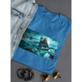 thumbnail image 3 of Dangerous Seas T-Shirt Women -Anthony Chirstou Designs, Female 3X-Large, 3 of 4
