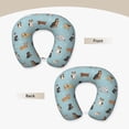 thumbnail image 3 of Disketp Dog Pets Travel Pillow Memory Foam Neck Pillow Support Pillow for Camping, Sleeping Rest Cushion Airplane Pillow, 3 of 8