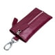 thumbnail image 5 of Qarigey Cartera de cuero para llaves, monedero, viaje, playa, escuela, llavero, bolsa organizadora de recibos con cremallera para mujeres Type5 NO5, 5 of 6