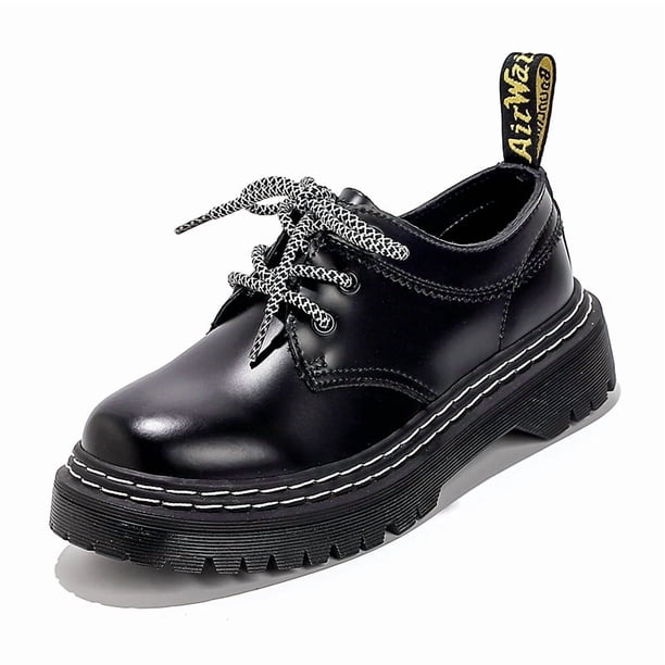 Nuevas botas Martin de moda para hombre y mujer, zapatos casuales de cuero para hombre, botas para pareja, zapatos de cuero pequeños para mujer, talla 35-46