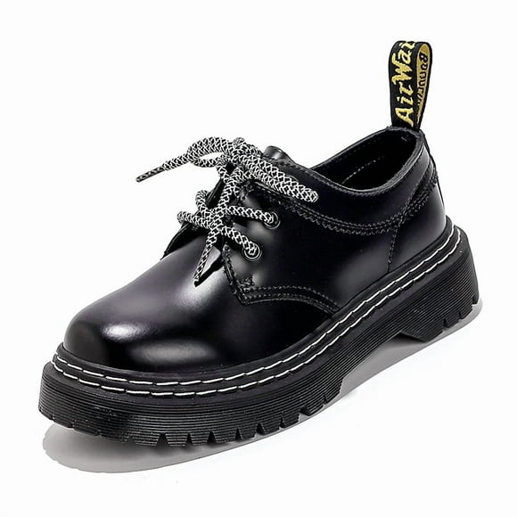 Nuevas botas Martin de moda para hombre y mujer, zapatos casuales de cuero para hombre, botas para pareja, zapatos de cuero pequeños para mujer, talla 35-46