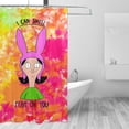 thumbnail image 3 of Cartoon Bob's Burgers Louise Shower Curtain Cute Anime Shower Curtain Polyester Fabric Bathroom Decor Curtain Set with Hooks 72In, 3 of 8