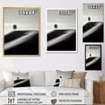 thumbnail image 4 of Designart "Black And White Solitary Desert Tree I" Desert Floater Framed Wall Decor, 4 of 5