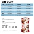 thumbnail image 4 of Bixox Men's Lilies Flowers Printed Shirt Sleeveless Fitness Tank Top-X-Large, 4 of 5
