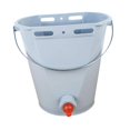 thumbnail image 2 of Cubo alimentador para terneros, cubo para terneros, suministros para , fácil instalar, práctico, alimentación gran capacidad, Gris con 1 pezón, 2 of 8