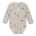 thumbnail image 1 of Minymo Long-Sleeve Bodysuit - Sandshell Prints (12 Months), 1 of 3
