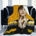 thumbnail image 2 of Blanket Johnny Orlando Soft and Comfortable Warm Fleece Throw Blankets Yoga Blankets Beach Blanket Picnic Blankets Gift for Dorm Room Office Decor Sofa Bed Camping Travel All Season, 2 of 6